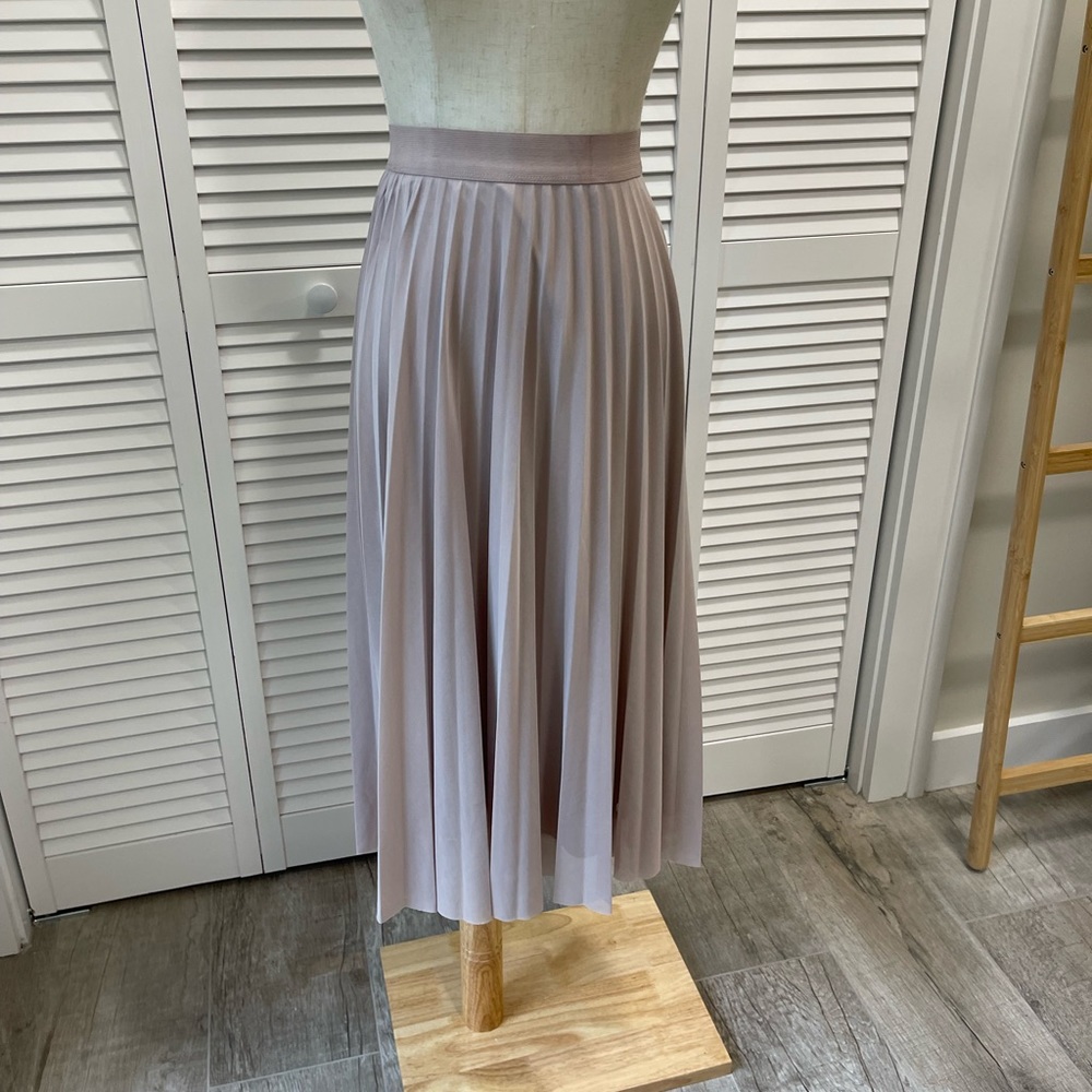 H&M pink midi skirt S